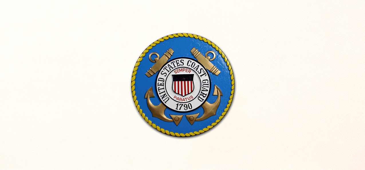 P 544 RT US Coast Guard Rosetan Faux